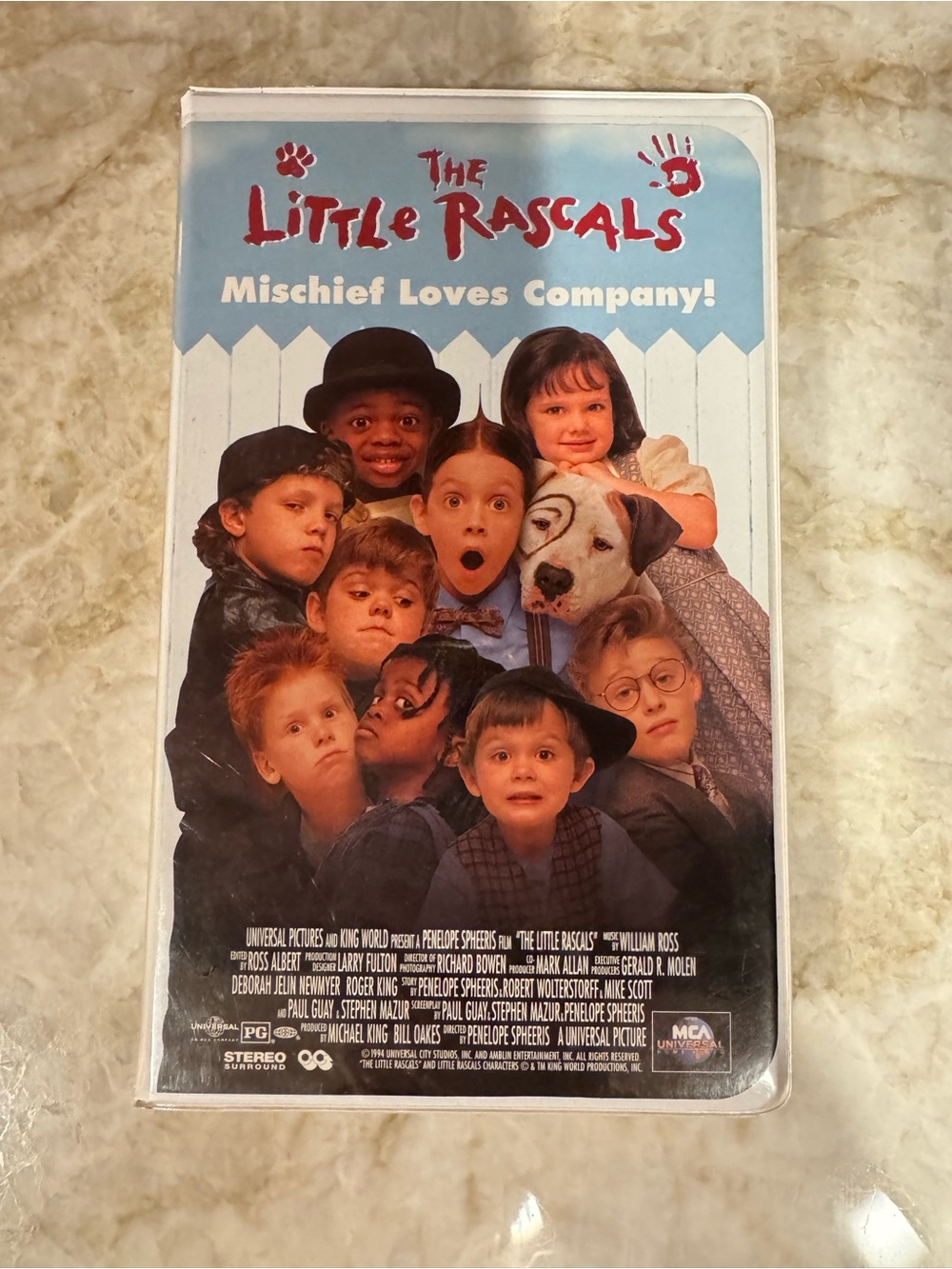 The Little Rascals Kids Movie VHS - Blue